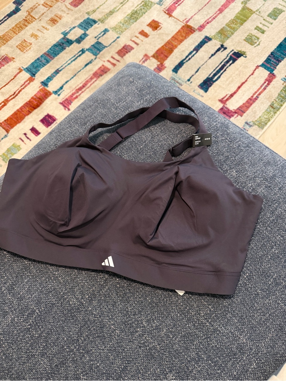 Adidas Women’s Black Plus Size Sports Bra